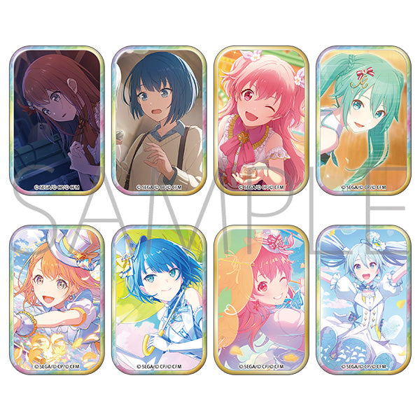 (1BOX=8)(Goods - Badge) Hatsune Miku: Colorful Stage! Square Badge Collection Vol.43 C