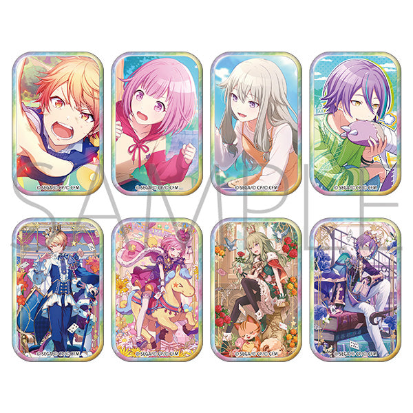 (1BOX=8)(Goods - Badge) Hatsune Miku: Colorful Stage! Square Badge Collection Vol.44 B