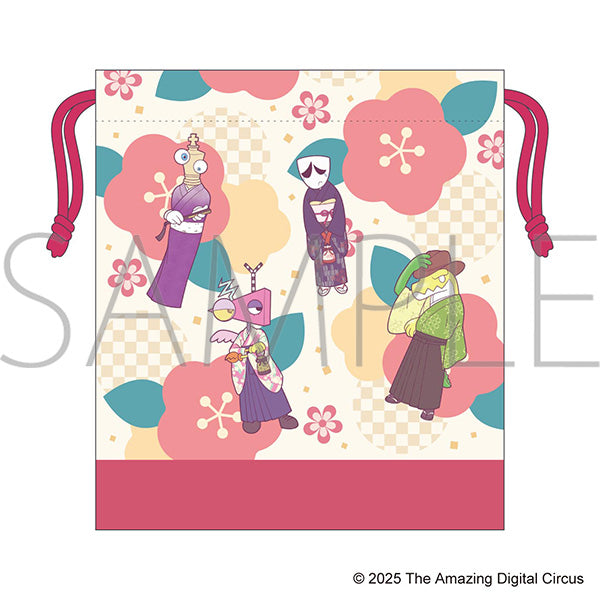 (Goods - Pouch) The Amazing Digital Circus Mini Drawstring Pouch