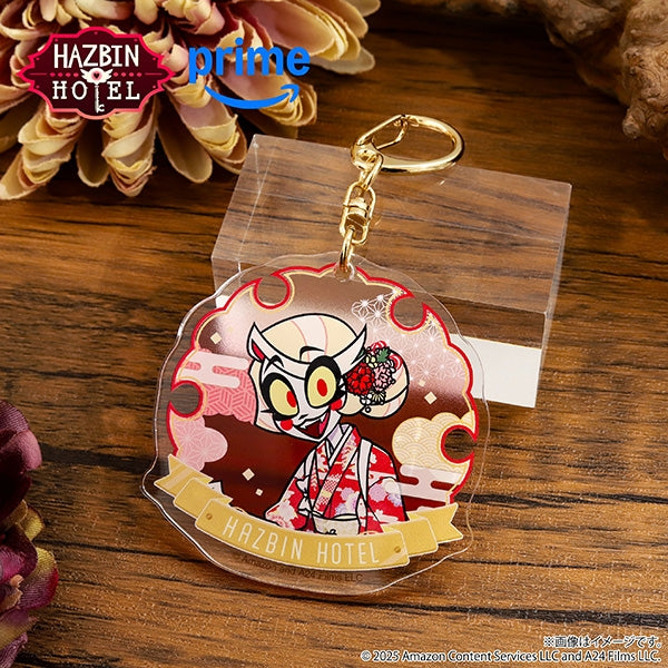 (Goods - Keychain) Hazbin Hotel Acrylic Keychain - Alastor (Kimono)