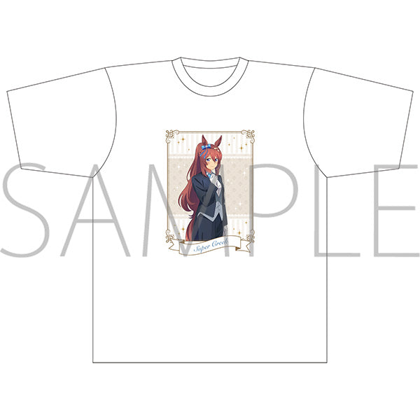 (Goods - Shirt) TV Anime Uma Musume: Cinderella Gray T-shirt Super Creek ~ Welcome to the Holy Hoof Festival! Tracen Academy Maid Cafe ~