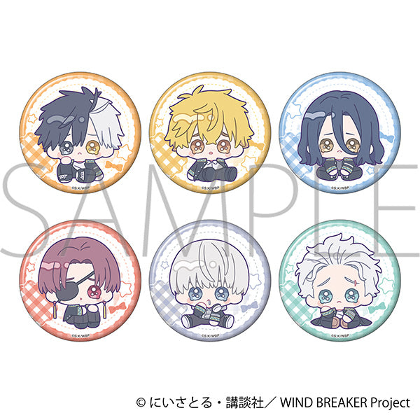 [※Blind](1BOX=6)(Goods - Badge) WIND BREAKER Pearl Badge Collection / Minipiens