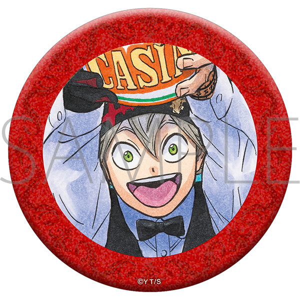 (Goods - Badge) Black Clover Glitter Button Badge Asta