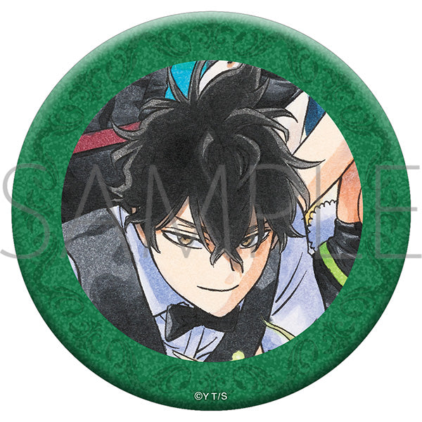 (Goods - Badge) Black Clover Glitter Button Badge Yuno