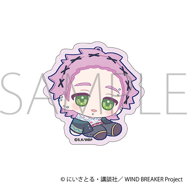 (Goods - Sticker) WIND BREAKER Sticker Mitsuki Kiryuu Nui Pal Skip