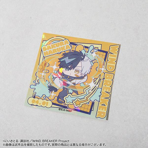 (Goods - Sticker) WIND BREAKER Holographic Sticker Haruka Sakura Pastel Pop