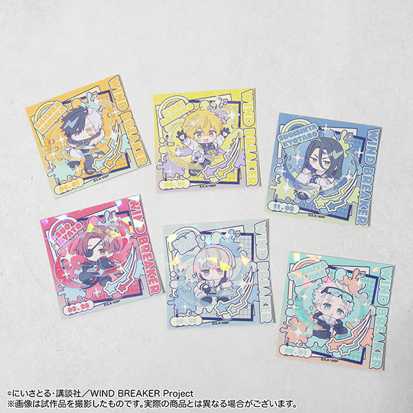 (Goods - Sticker) WIND BREAKER Holographic Sticker Akihiko Nirei Pastel Pop