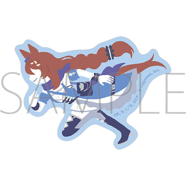 (Goods - Sticker) Uma Musume: Cinderella Gray Sticker Yuru Palette Super Creek