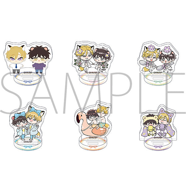 (1BOX=6)(Goods - Acrylic Stand) The Foxy Mouse's Romance (Gochisou Ω wa Chuu to Naku) Chuasuta Miniature Acrylic Stand Collection