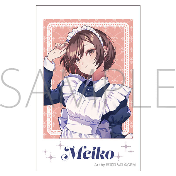 (Goods - Bromide) Hatsune Miku Series Instant Photo Print MEIKO Maid & Butler Art by Nanna Fujimi