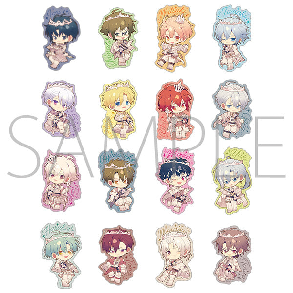[※Blind](1BOX=16)(Goods - Sticker) IDOLiSH7 Peta Collection 9th Anniversary Chibi