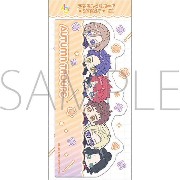 (Goods - Memo Stand) A3! Acrylic Memo Board Autumn Troupe (Minipiens)