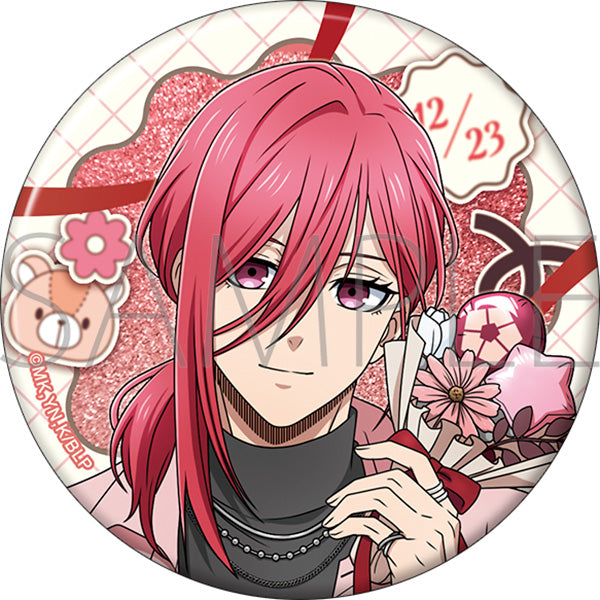 (Goods - Badge) Blue Lock Season 2 Big Glitter Button Badge Hyoma Chigiri Valentine