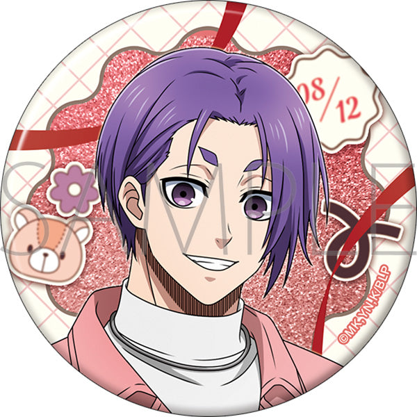 (Goods - Badge) Blue Lock Season 2 Big Glitter Button Badge Reo Mikage Valentine