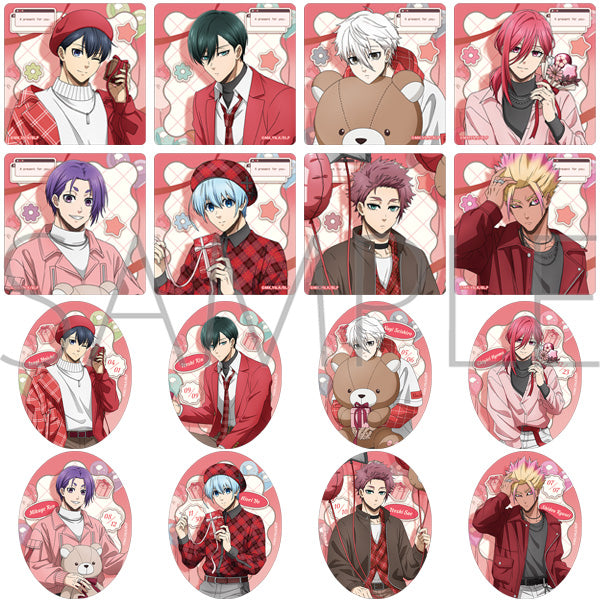 [※Blind](1BOX=8)(Goods - Card) Blue Lock Season 2 Die-cut Clear Card Collection Valentine
