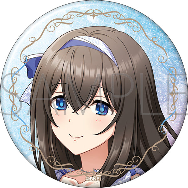 (Goods - Badge) THE IDOLM@STER Cinderella Girls Glitter Button Badge Fumika Sagisawa STARLIGHT ALLIANCE