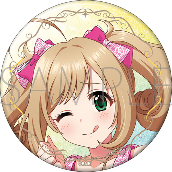 (Goods - Badge) THE IDOLM@STER Cinderella Girls Glitter Button Badge Shin Sato STARLIGHT ALLIANCE