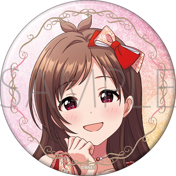 (Goods - Badge) THE IDOLM@STER Cinderella Girls Glitter Button Badge Akari Tsujino STARLIGHT ALLIANCE