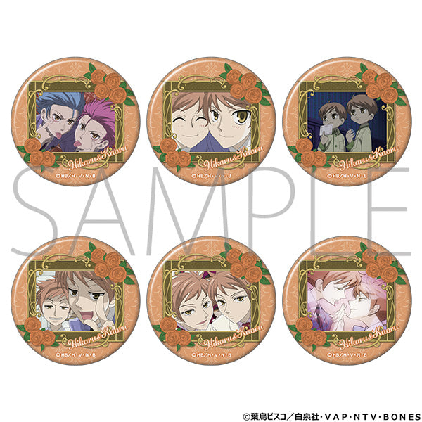 [※Blind](1BOX=6)(Goods - Badge) Ouran High School Host Club Oshi Chara badge collectionsHikaru Hitachiin, Kaoru
