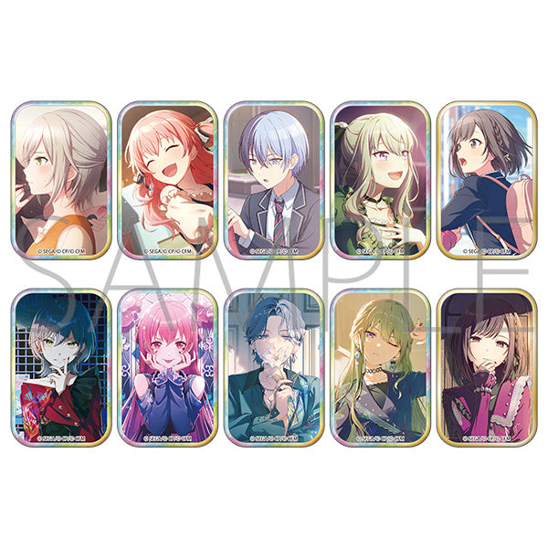 [※Blind](1BOX=10)(Goods - Badge) Hatsune Miku: Colorful Stage! Square Badge Collection Vol.51 A