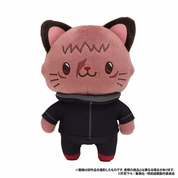 (Goods - Keychain) Jujutsu Kaisen Season 3 withCAT Plush With Eye Mask Keychain / Yuji Itadori