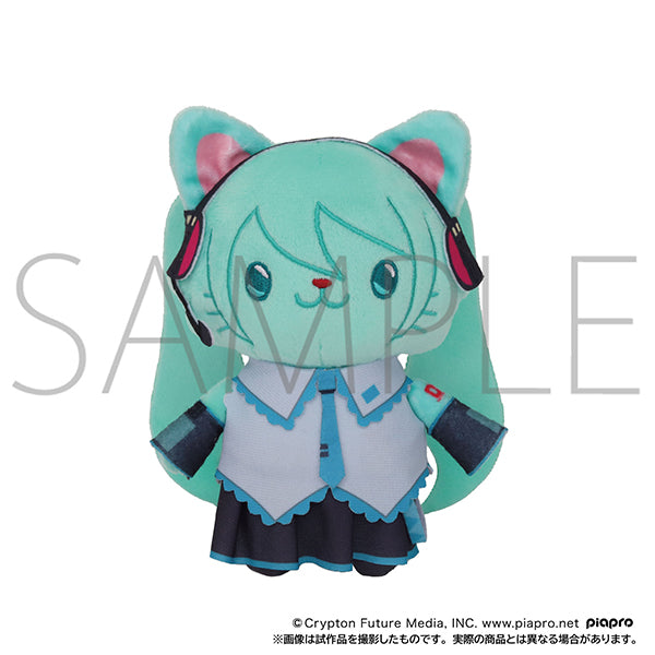 (Goods - Keychain) Hatsune Miku Series withCAT Plush With Eye Mask Keychain Hatsune Miku