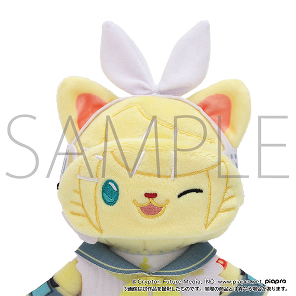 (Goods - Keychain) Hatsune Miku Series withCAT Plush With Eye Mask Keychain Kagamine Rin