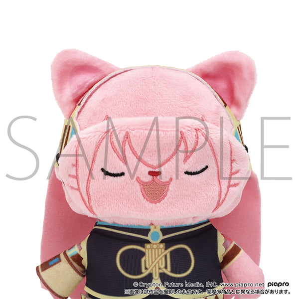 (Goods - Keychain) Hatsune Miku Series withCAT Plush With Eye Mask Keychain Megurine Luka