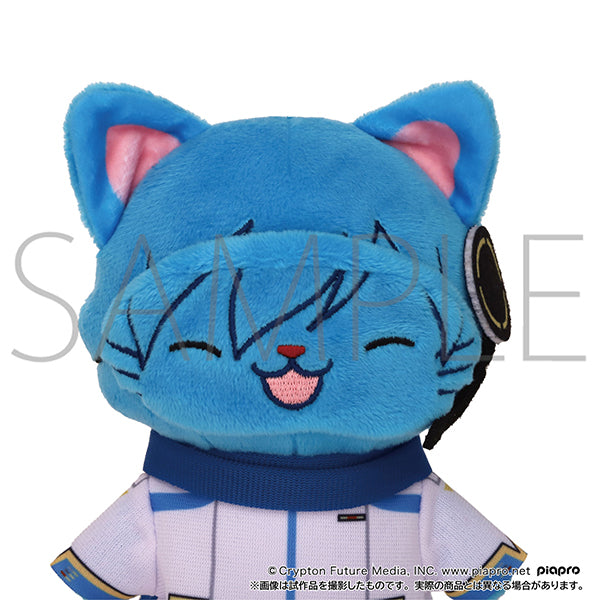 (Goods - Keychain) Hatsune Miku Series withCAT Plush With Eye Mask Keychain KAITO