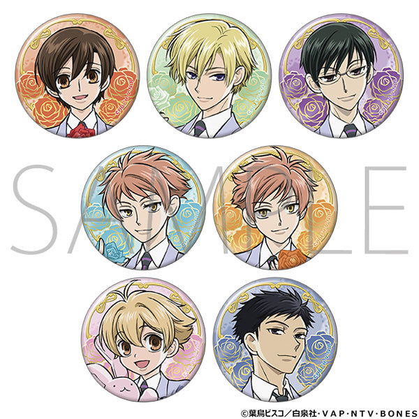 [※Blind](1BOX=7)(Goods - Badge) Ouran High School Host Club Chara badge collections20th Anniversary