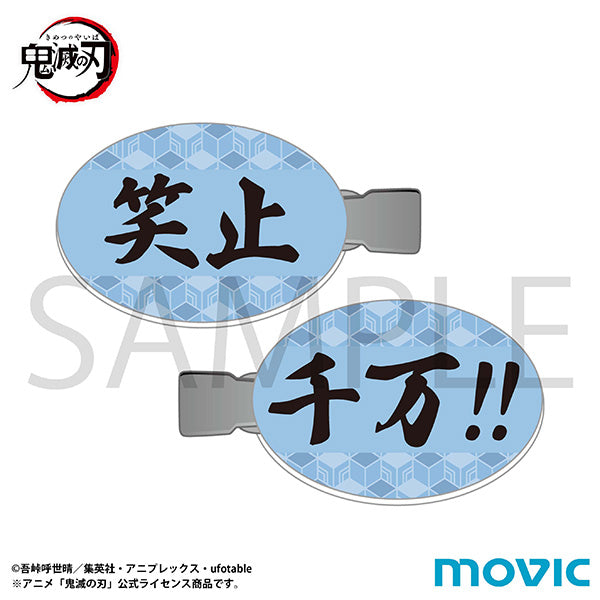 (Goods - Hair Accessory) Demon Slayer: Kimetsu no Yaiba Hinged Barrette for Bangs Giyu Tomioka Shoushi Senban