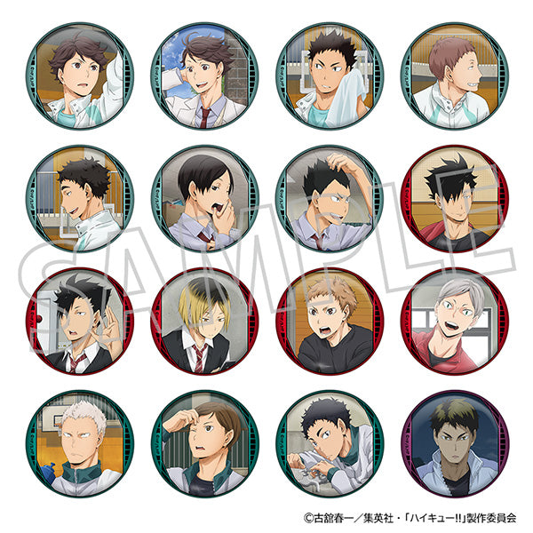 [※Blind](1BOX=16)(Goods - Badge) Haikyu!! Chara Badge Collection Vol. 2