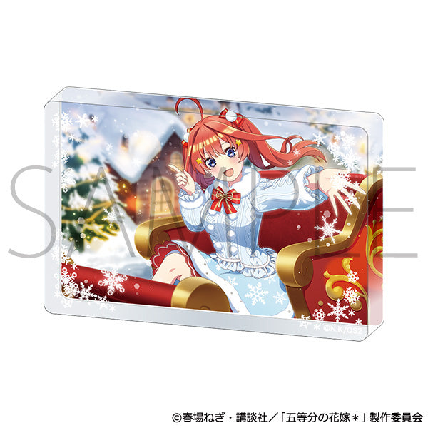 (Goods - Ornament) The Quintessential Quintuplets＊ Acrylic Block (Snowy Christmas) Itsuki Nakano