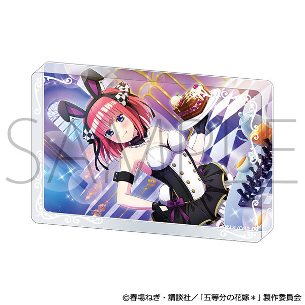 (Goods - Ornament) The Quintessential Quintuplets＊ Acrylic Block (Monochrome Bunny) Nino Nakano