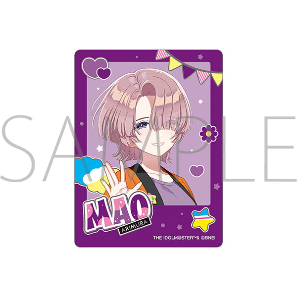 (Goods - Sticker) Gakuen iDOLM@STER Sticker Mao Arimura Hatsuboshi School Festival Fair