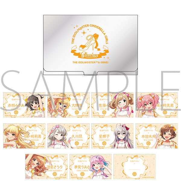 (Goods - Card Case) THE IDOLM@STER Cinderella Girls Business Card Case & Business Card Style Card Set PASSION