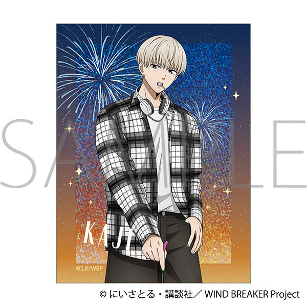 (Goods - Sticker) WIND BREAKER Holographic Sticker / Ren Kaji Firework