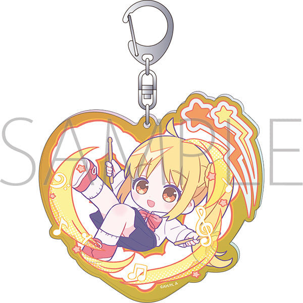(Goods - Keychain) Bocchi the Rock! Iridescent Acrylic Keychain Nijika Ijichi Pastel Pop