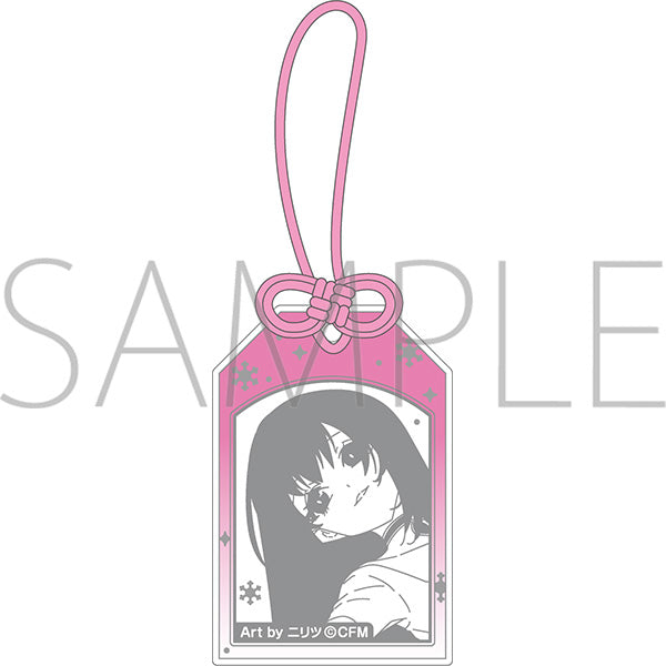 (Goods - Keychain) Hatsune Miku Series Acrylic Omamori (Good Luck Charm) Style Keychain / Megurine Luka