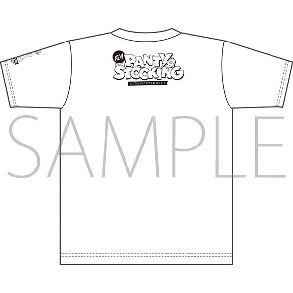 (Goods - Shirt) New PANTY & STOCKING with GARTERBELT 100％ Polyester T-shirt