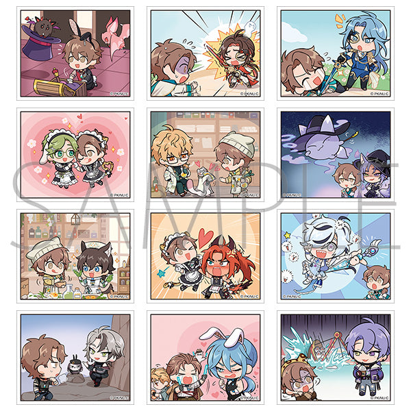 (1BOX=12)(Goods - Sticker) NU: Carnival Peta Collection 4 Panel Manga Pick-up ④ ver.