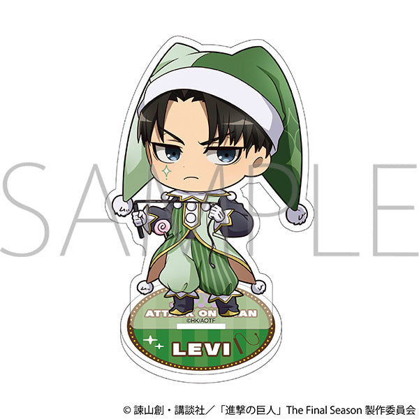 (Goods - Acrylic Stand) Attack on Titan Mini Acrylic Stand / Levi Chibi Pierrot