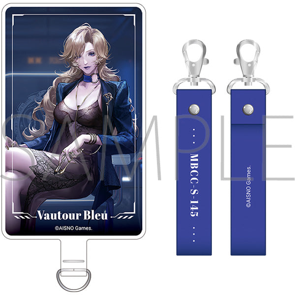 (Goods - Smartphone Accessory) Path to Nowhere Smartphone Case Insert with Strap Vautour Bleu