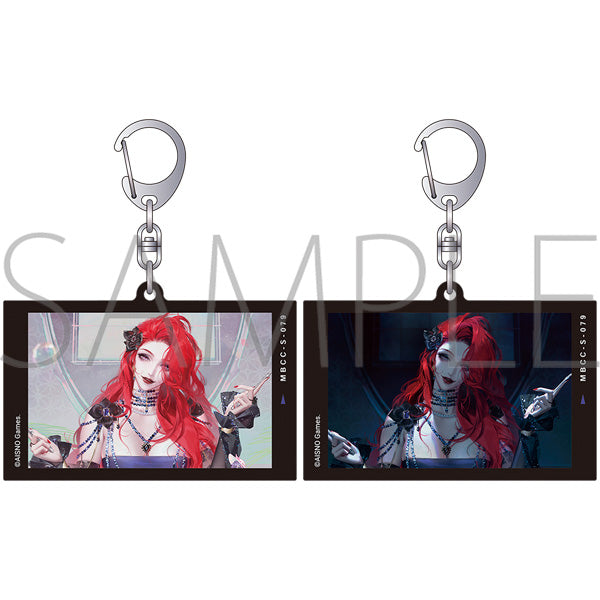 (Goods - Keychain) Path to Nowhere Lenticular Keychain Cabernet