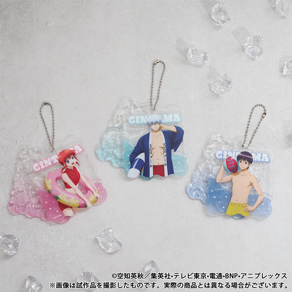 (Goods - Keychain) Gintama Acrylic Keychain / Kagura Pool