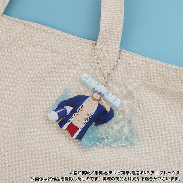 (Goods - Keychain) Gintama Acrylic Keychain / Kagura Pool