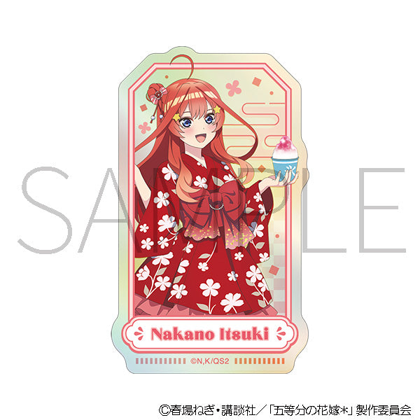 (Goods - Sticker) The Quintessential Quintuplets＊ Die-cut Sticker / Itsuki Nakano