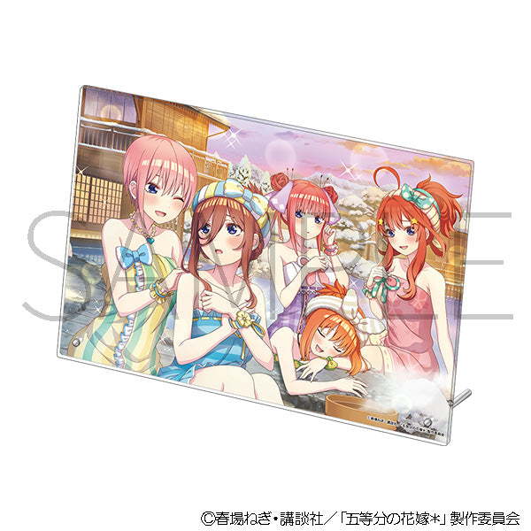 (Goods - Board) The Quintessential Quintuplets＊ Acrylic Art Panel (Relax Onsen)