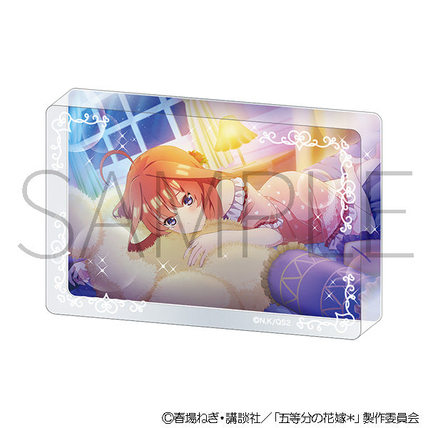 (Goods - Acrylic Stand) The Quintessential Quintuplets＊ Acrylic Block (Pajama Party) / Itsuki Nakano