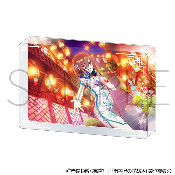 (Goods - Acrylic Stand) The Quintessential Quintuplets＊ Acrylic Block (China Dress) / Miku Nakano